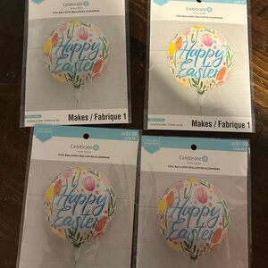 Celebrate It Easter Foil Balloon with Floral Design